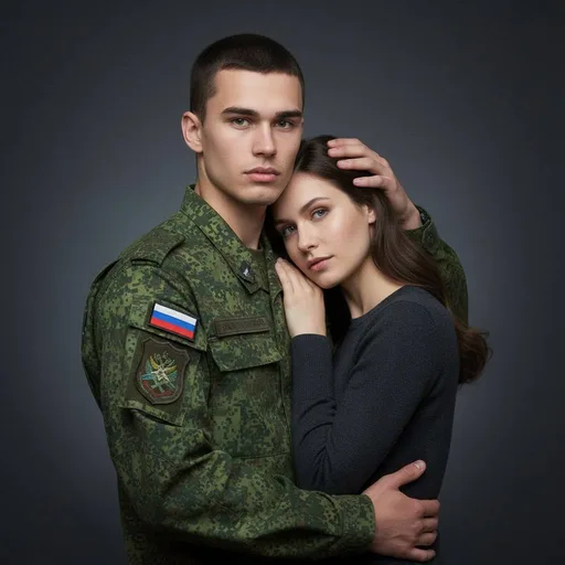 Парная ИИ фотосессия — пример 9