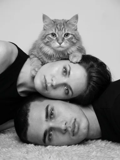 Парная ИИ фотосессия — пример 4