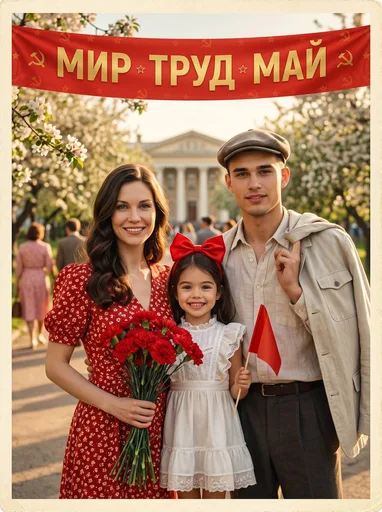 Семейная ИИ фотосессия — пример 15