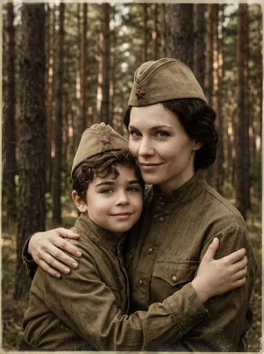 Семейная ИИ фотосессия — пример 18