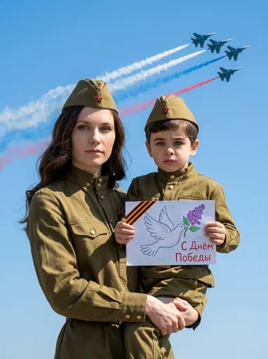 Семейная ИИ фотосессия — пример 11
