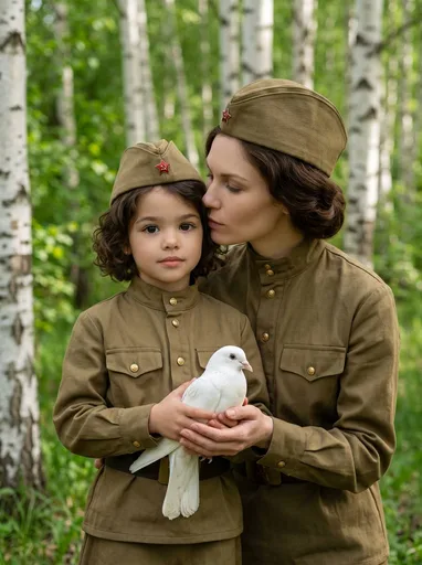 Семейная ИИ фотосессия — пример 9
