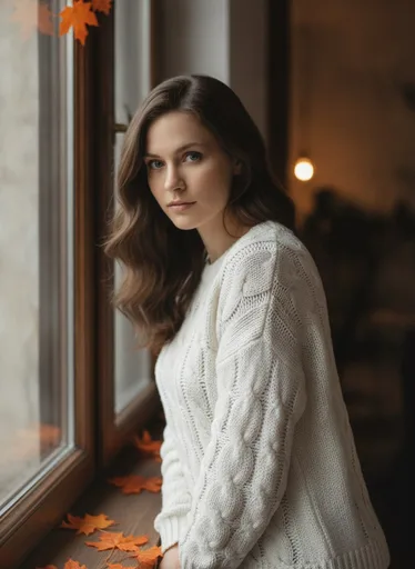 Осенняя ИИ фотосессия — пример 15